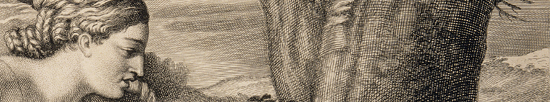 Audran after Poussin, Rinaldo and Armida (detail), ca. 1684-1690 (2001.PR.3)